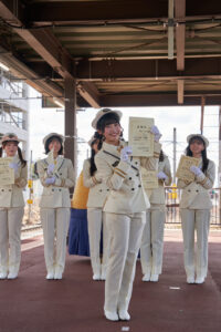 22/7 山形・JR天童駅で『一日駅長就任式』に！メンバー7人でファンお出迎えや特別放送も6