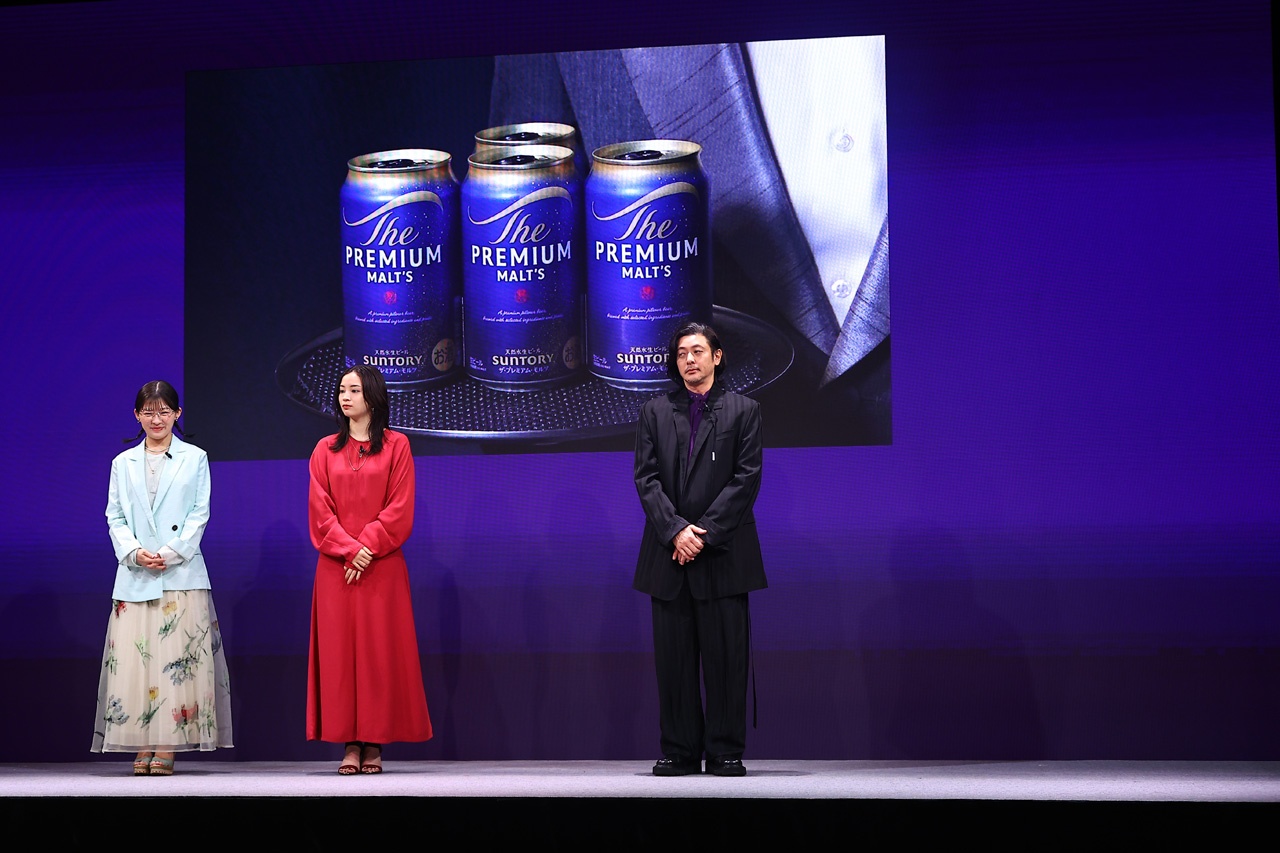 津田健次郎 広瀬すず、伊藤沙莉、オダギリジョー共演で「ザ・プレミアム・モルツ」CMに1