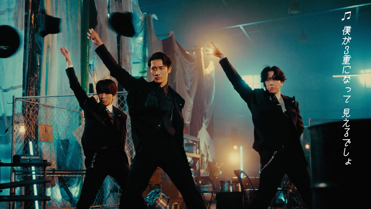 Snow Man・深澤辰哉、宮舘涼太、岩本照スーツ姿な「WAVE カラーコンタクト RING」シリーズCM1