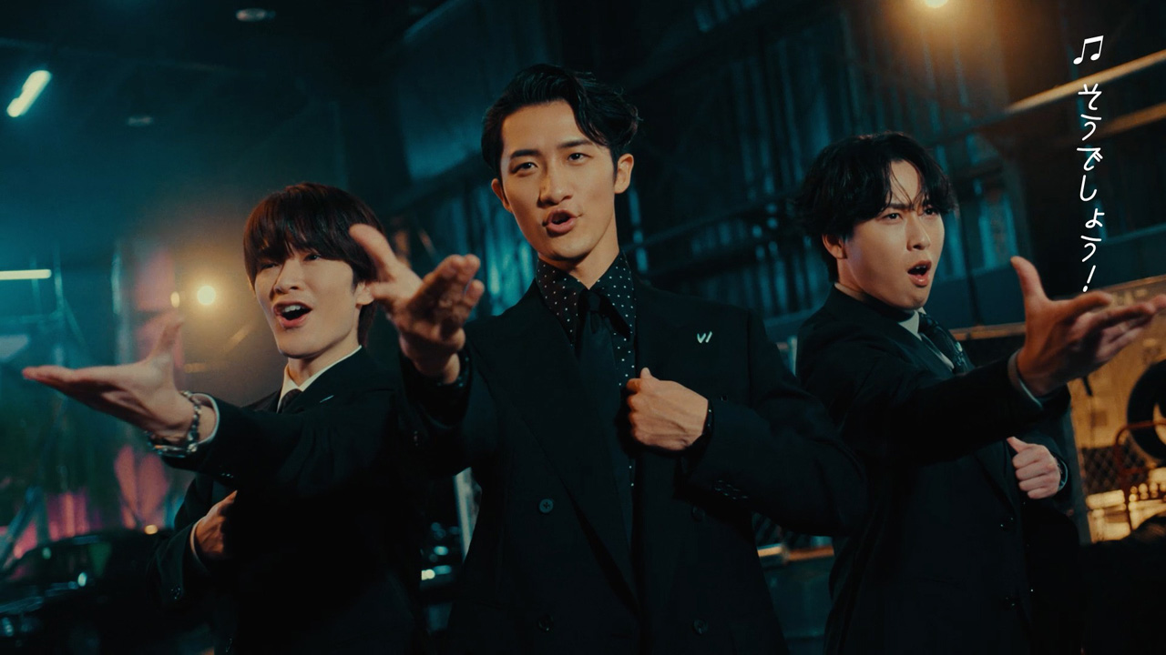 Snow Man・深澤辰哉、宮舘涼太、岩本照スーツ姿な「WAVE カラーコンタクト RING」シリーズCM3