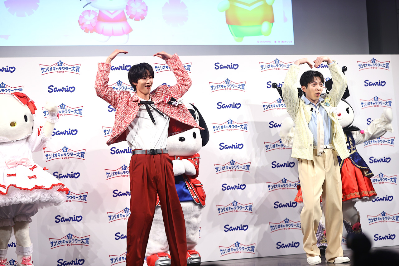 M!LK・曽野舜太&吉田仁人キティちゃんらと『爆裂愛してる』ダンス!思わず“浮気”も!?8