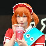 えなこKFC相模原大野台店でコスプレ＆1日店長！「ちゅる～りぃ」食レポ