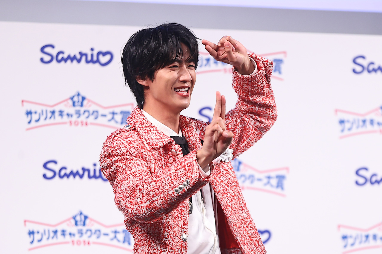 M!LK・曽野舜太、吉田仁人『2026年サンリオキャラクター大賞』開幕イベントに!意識した衣装で“滅”5