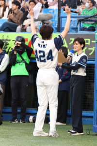 宮野真守 神宮球場の応援団に感動！ノーバン成功したからマリオジャンプだった？【囲み会見ほぼ全文】6