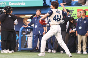 宮野真守 神宮球場の応援団に感動！ノーバン成功したからマリオジャンプだった？【囲み会見ほぼ全文】13