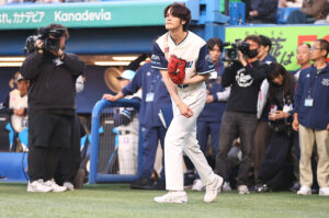 宮野真守 神宮球場の応援団に感動！ノーバン成功したからマリオジャンプだった？【囲み会見ほぼ全文】14