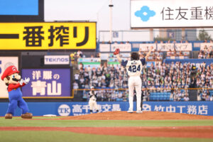 宮野真守 神宮球場の応援団に感動！ノーバン成功したからマリオジャンプだった？【囲み会見ほぼ全文】26