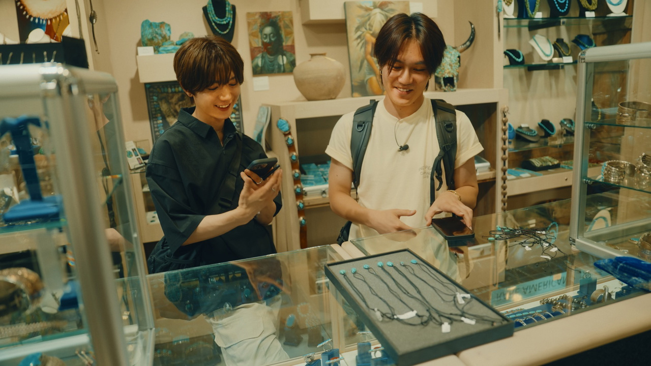 松田元太と七五三掛龍也Travis Japanメンバー思いお揃いアクセ選び!泥パック、天然温泉も1