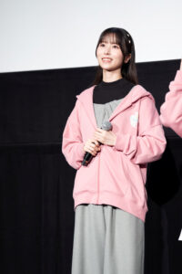 花宮初奈“ラブライブ！”発言に進藤あまね＆三宅美羽地団駄！映画蓮ノ空舞台挨拶 佐々木琴子、月音こなフォーカス7