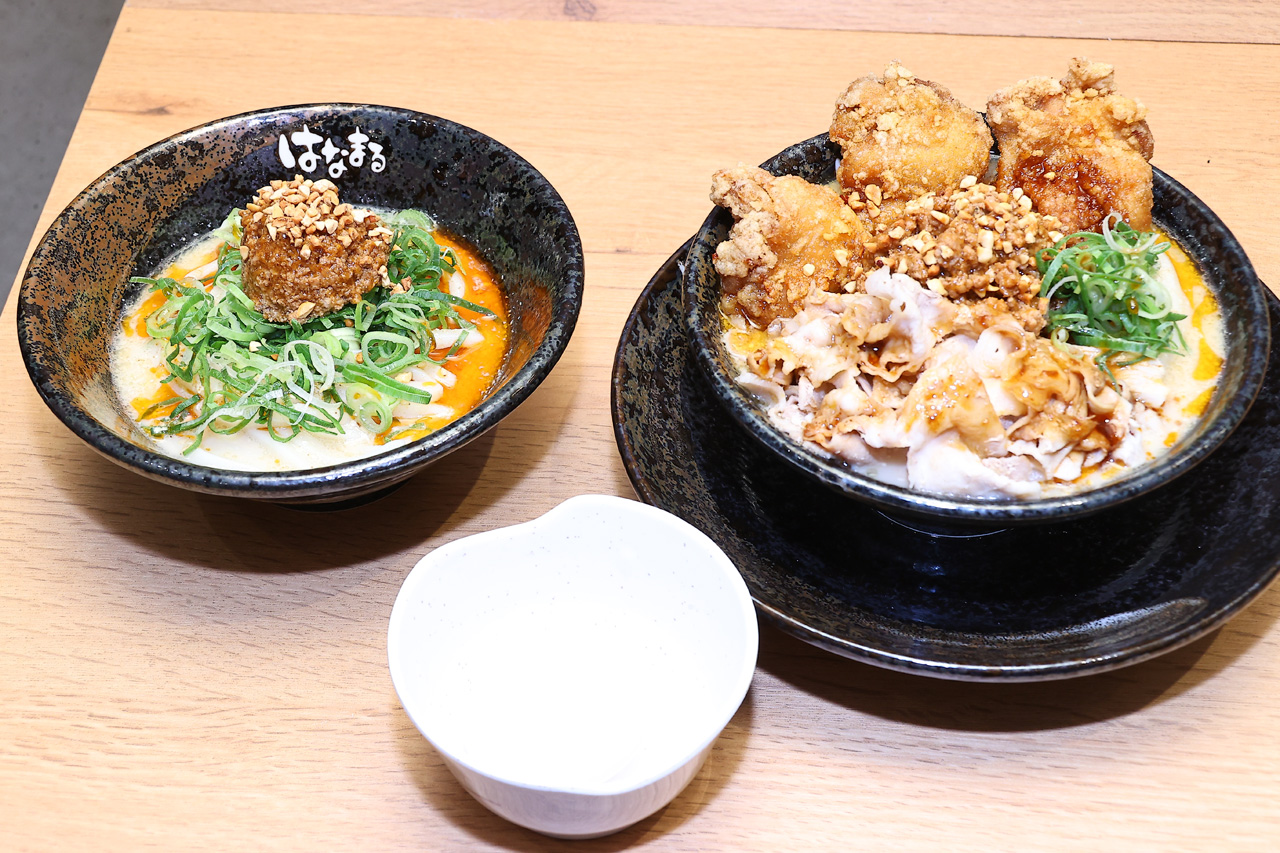はなまるうどん 赤坂 肉店(赤坂一ツ木通り店)オープン!『爆担々』はじめ1Kgメニュー続々10