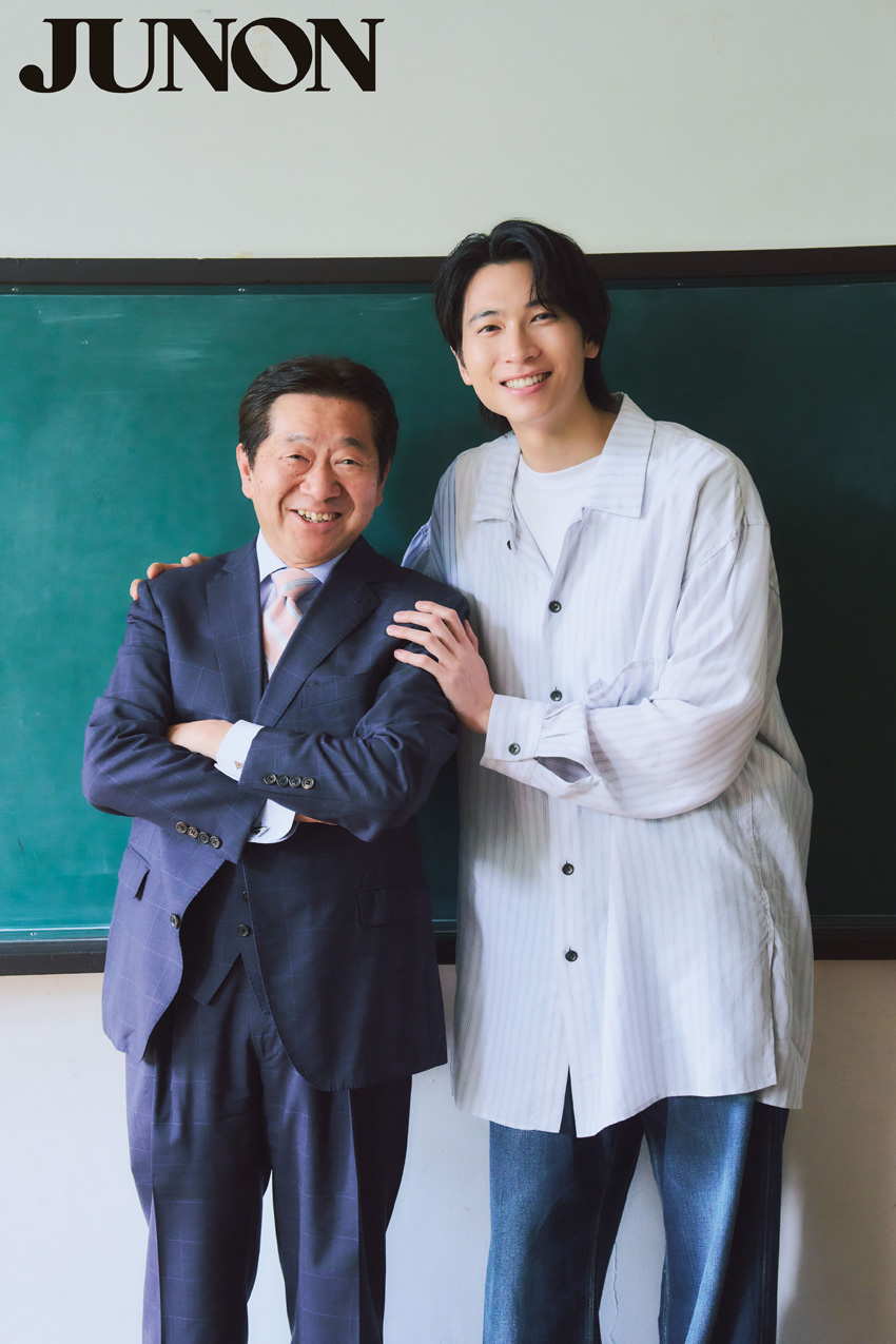 庄司浩平“恩師”湯浅弘一氏と『JUNON』7月号で再会!「お父さんはうれしい!」2