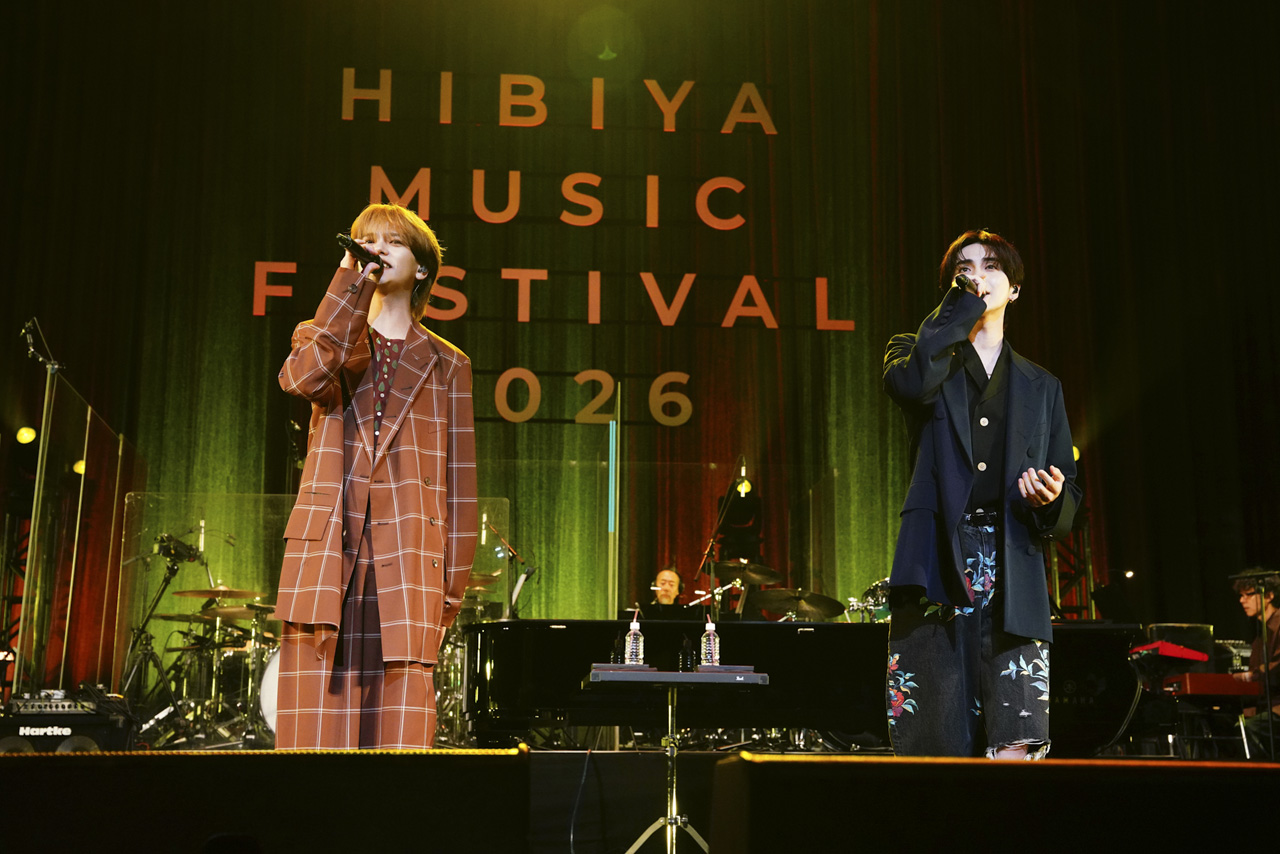吉野北人&中島颯太『日比谷音楽祭 2026』Day1に!ゴダイゴ『ビューティフル・ネーム』カバー4