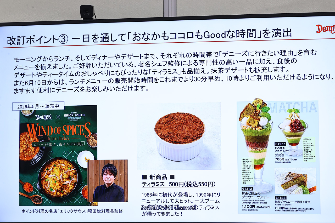 デニーズ6月10日からグランドメニュー改定!“お一人様”裾野広げる思惑と記者陣に見せた“社風”プチレポート5
