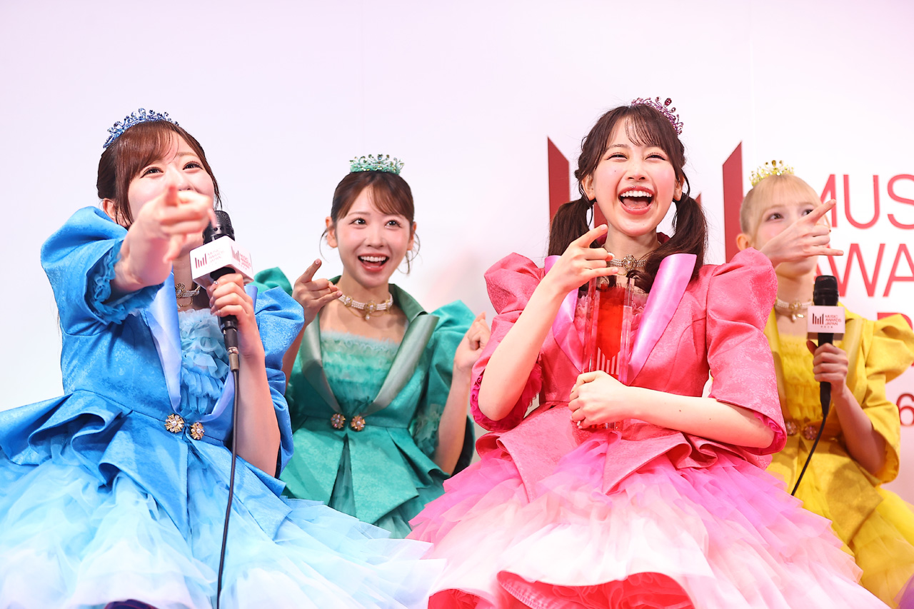 FRUITS ZIPPER「MUSIC AWARDS JAPAN 2026」最優秀ガールズアイドルカルチャーアーティスト賞受賞直後会見4