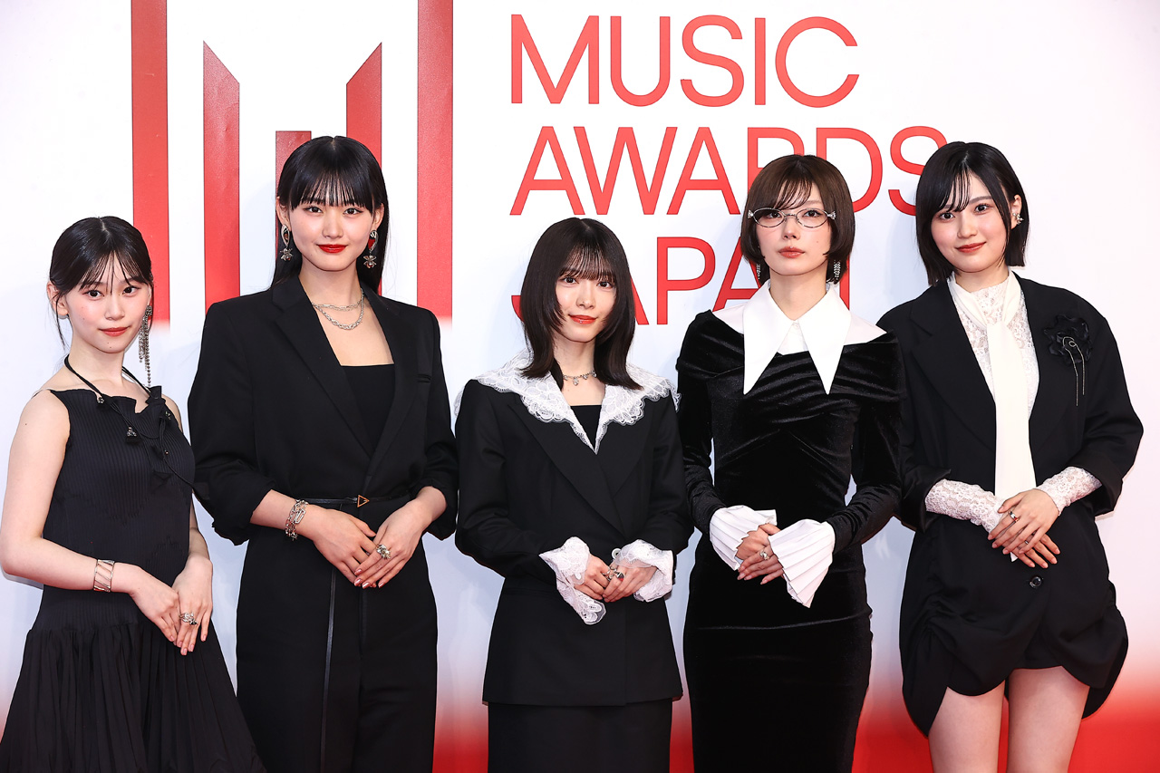 櫻坂46・山崎天、藤吉夏鈴、森田ひかる、的野美青、山下瞳月「MUSIC AWARDS JAPAN 2026」レッドカーペットに7