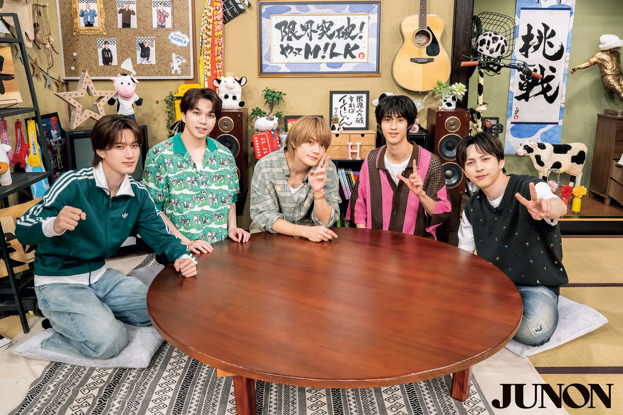 M!LK『JUNON』8月号登場!アイドルとしてのモットーや「僕のアイドルはミッキーです」なメンバー2