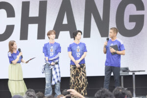 JI BLUE白岩瑠姫・西洸人 渋谷でサッカー日本代表戦パブリックビューイング!勝利に大歓声18