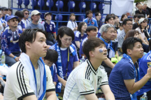 JI BLUE白岩瑠姫・西洸人 渋谷でサッカー日本代表戦パブリックビューイング!勝利に大歓声26