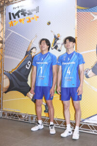 清水邦広氏、金田晃太朗選手が語るバレーボールと『ハイキュー!!』！『ハイキュー!! オン ザ コート』体験18