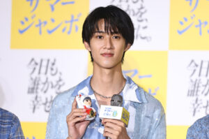 M!LK・塩﨑太智、曽野舜太、吉田仁人 招き猫グッズに大興奮！サマージャンボイベ登場7