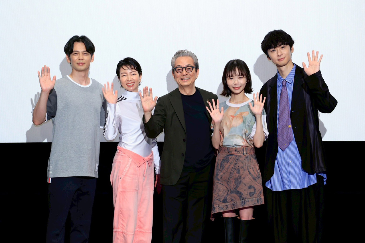 水谷豊監督 菜葉菜、河相我聞、趣里、橋本淳と映画『Piccola felicita』初日!公式レポート5
