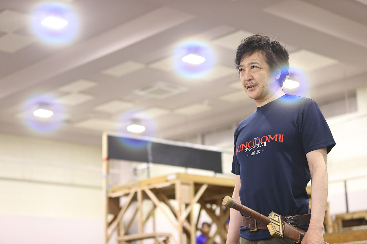 舞台『キングダムⅡ-継承-』稽古公開!信役の三浦宏規と高野洸躍動!“王騎”山口祐一郎エピソード続々5