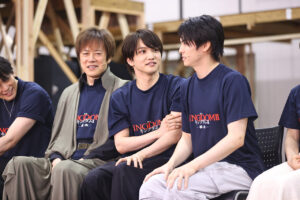 王騎役・山口祐一郎 高野洸へリテイクや三浦宏規のけぞりに笑顔!舞台『キングダムⅡ-継承-』会見7
