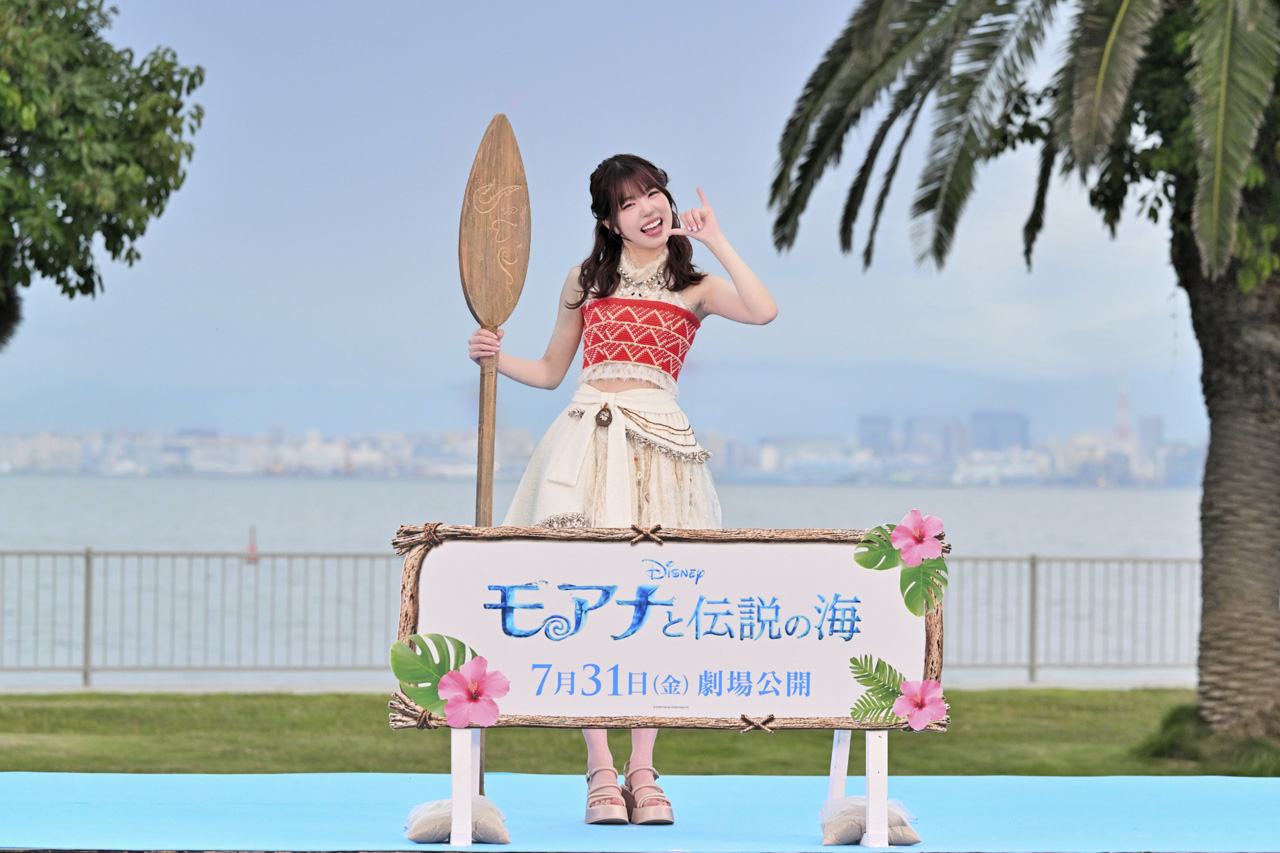 ME:I・TSUZUMI福岡・国営海の中道海浜公園で『モアナと伝説の海』イベ!「何度も救われました」というもの3