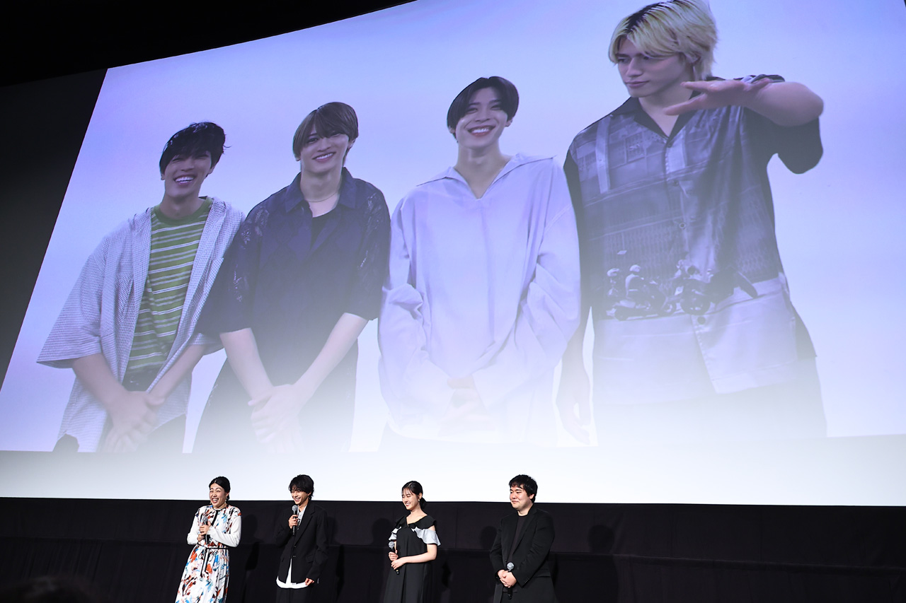 timeleszメンバー4人から『君と花火と約束と』主演・佐藤勝利へサプライズVTR登場!1