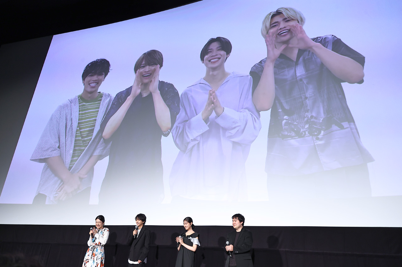 timeleszメンバー4人から『君と花火と約束と』主演・佐藤勝利へサプライズVTR登場!2