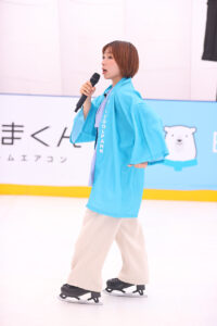 高橋成美 真夏の屋外『白くまくん COOL PARK 2026』で華麗なスケーティング！ヒコロヒーから金言もらう8