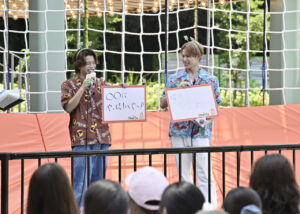 BUDDiiS・森愁斗と大槻拓也 さがみ湖 MORI MORI「モリモリノボル」オープニングイベントに4