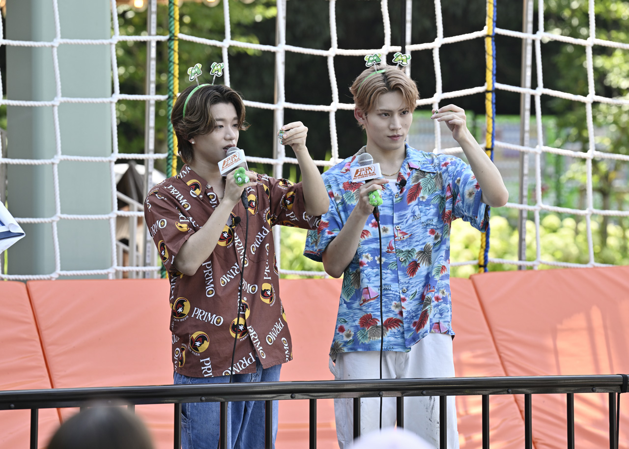 BUDDiiS・森愁斗と大槻拓也 さがみ湖 MORI MORI「モリモリノボル」オープニングイベントに7