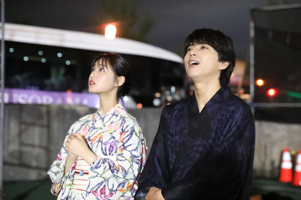 佐藤勝利と原菜乃華 長岡まつり大花火大会来場!『君と花火と約束と』timelesz「消えない花火」に乗せ1