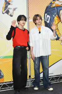 MAZZEL・RANとEIKI『ハイキュー!! オンザコート』来場！「心躍りすぎて“エグい”と“ヤバい”」7
