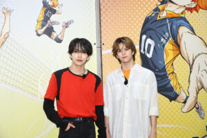 MAZZEL・RANとEIKI『ハイキュー!! オンザコート』来場！「心躍りすぎて“エグい”と“ヤバい”」8