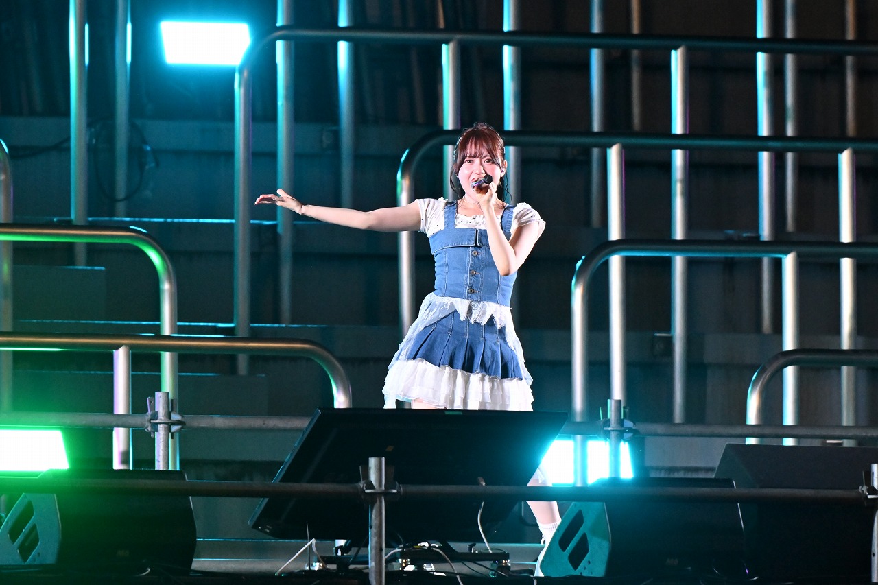 伊達さゆり『神宮外苑花火大会』ステージで5曲披露!東京の夏の夜に彩り2
