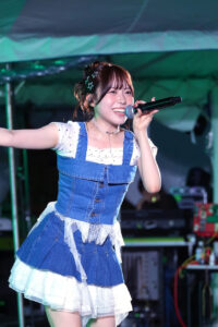 伊達さゆり『神宮外苑花火大会』ステージで5曲披露!東京の夏の夜に彩り1