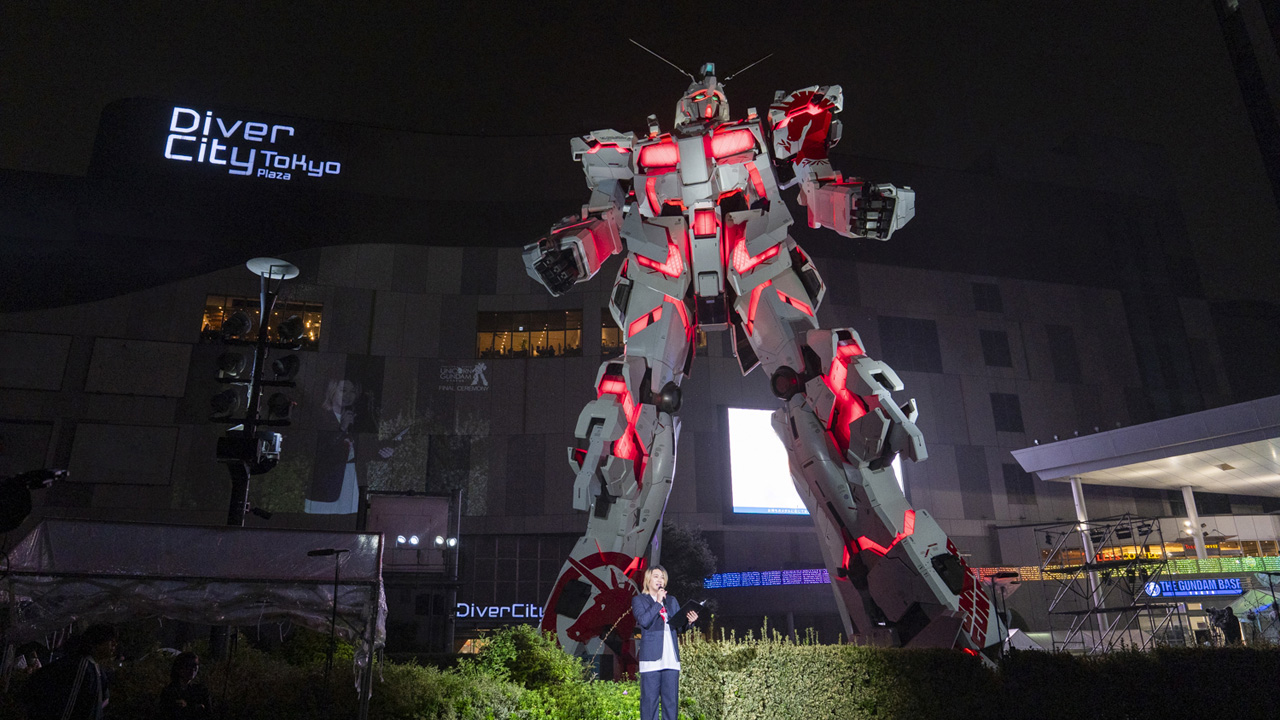 『実物大ユニコーンガンダム立像ファイナルセレモニー』公式レポート!澤野弘之とSennaRinの生披露14
