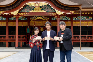 「踊る大捜査線 N.E.W.」織田裕二ら太宰府で願掛け!本広克行監督「いつまでも『踊る』を作れますように」16