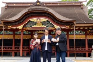 「踊る大捜査線 N.E.W.」織田裕二ら太宰府で願掛け!本広克行監督「いつまでも『踊る』を作れますように」17