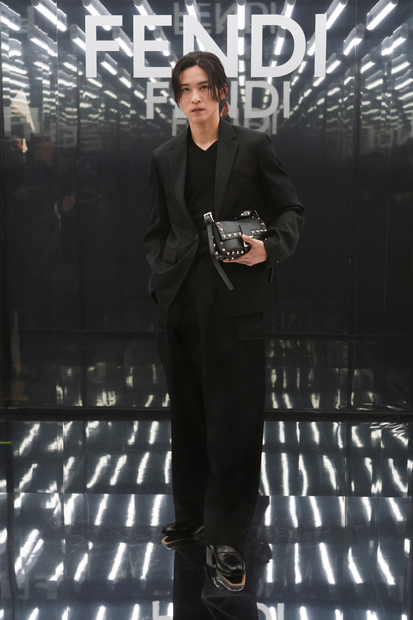 目黒蓮イタリア・ミラノ「FENDI Spring/Summer 2027 Show」出席1