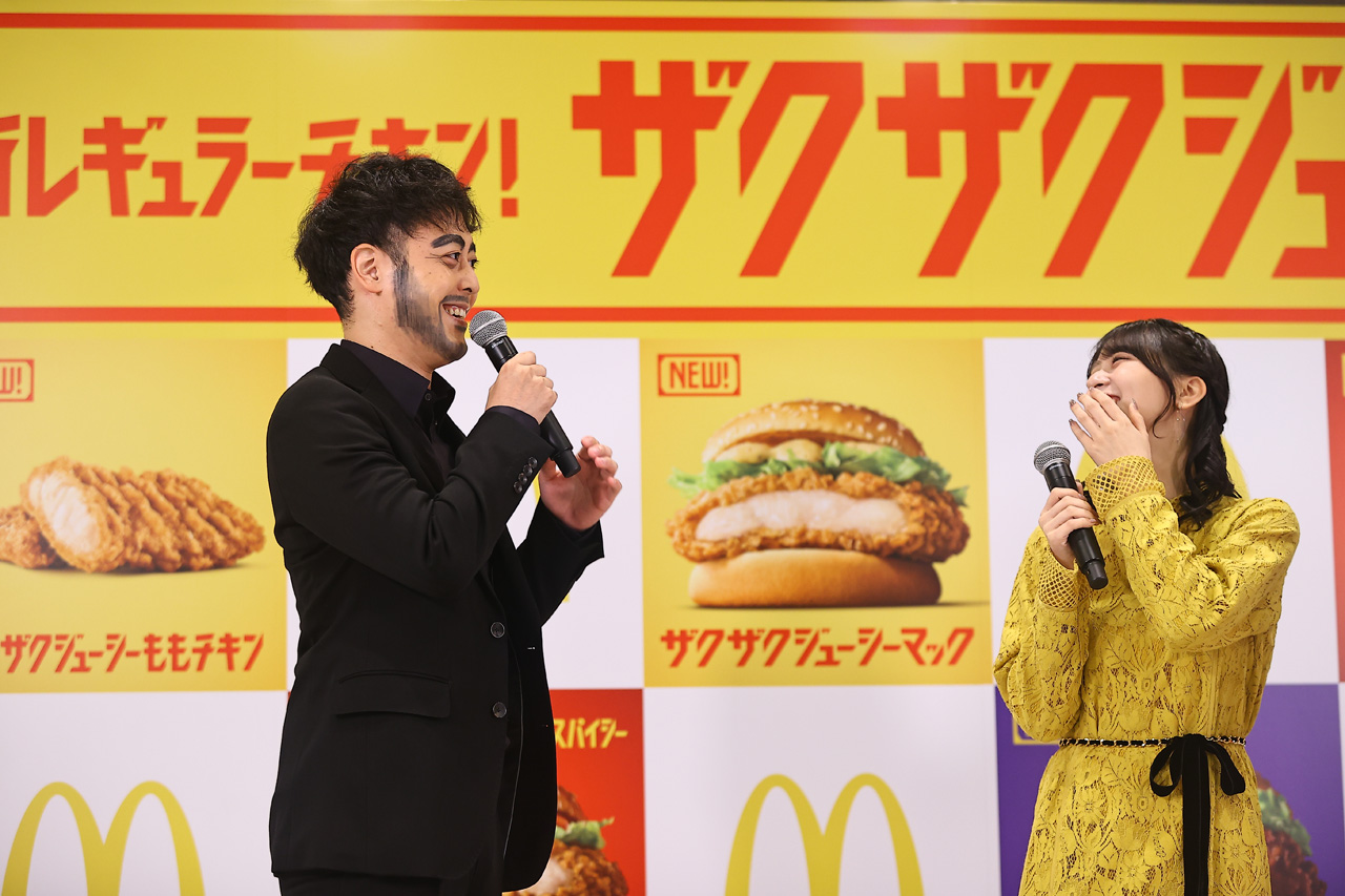 佐々木舞香 阿部寛?登場に爆笑!「ザクザクジューシーももチキン」に「ジューシー!」4