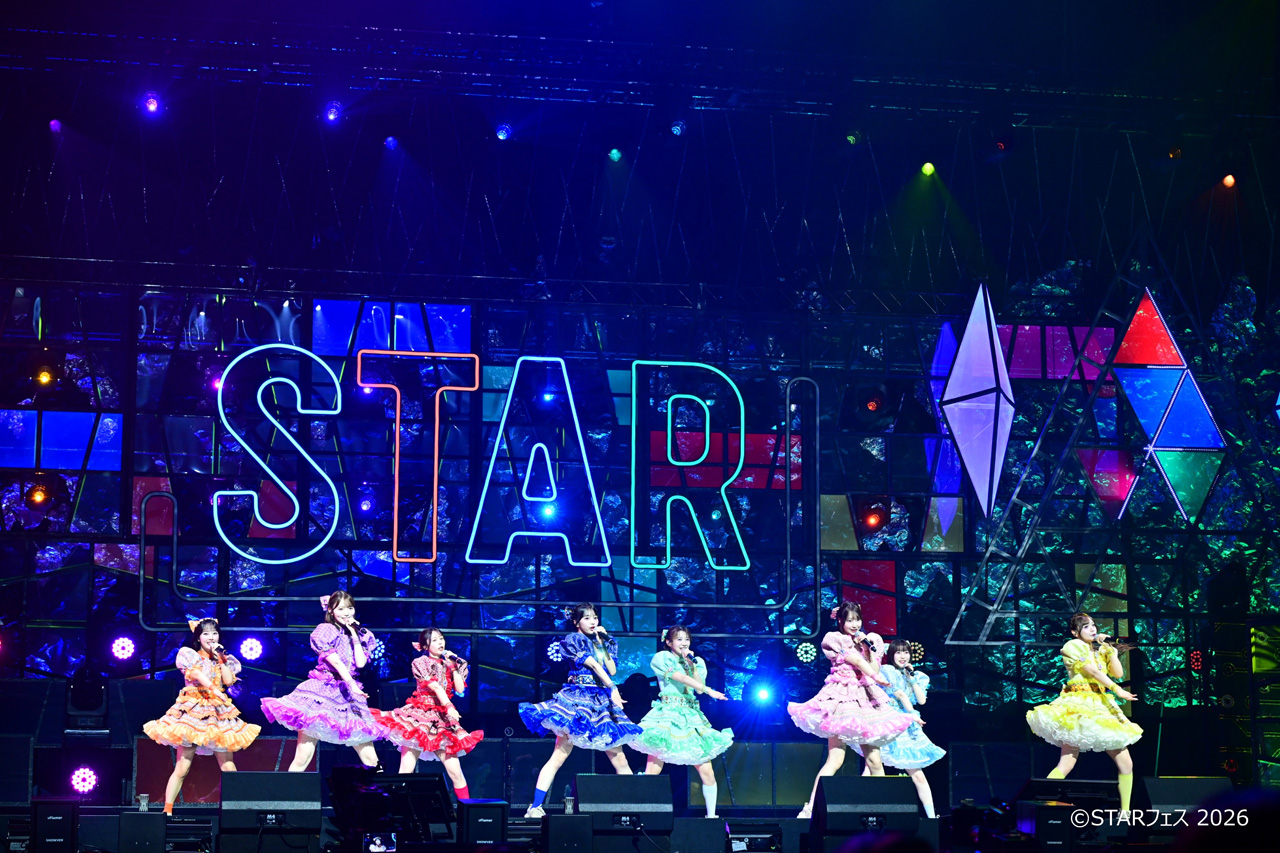 CUTIE STREET『STARフェス』DAY2登場!6曲披露でポケモンの楽曲なども6
