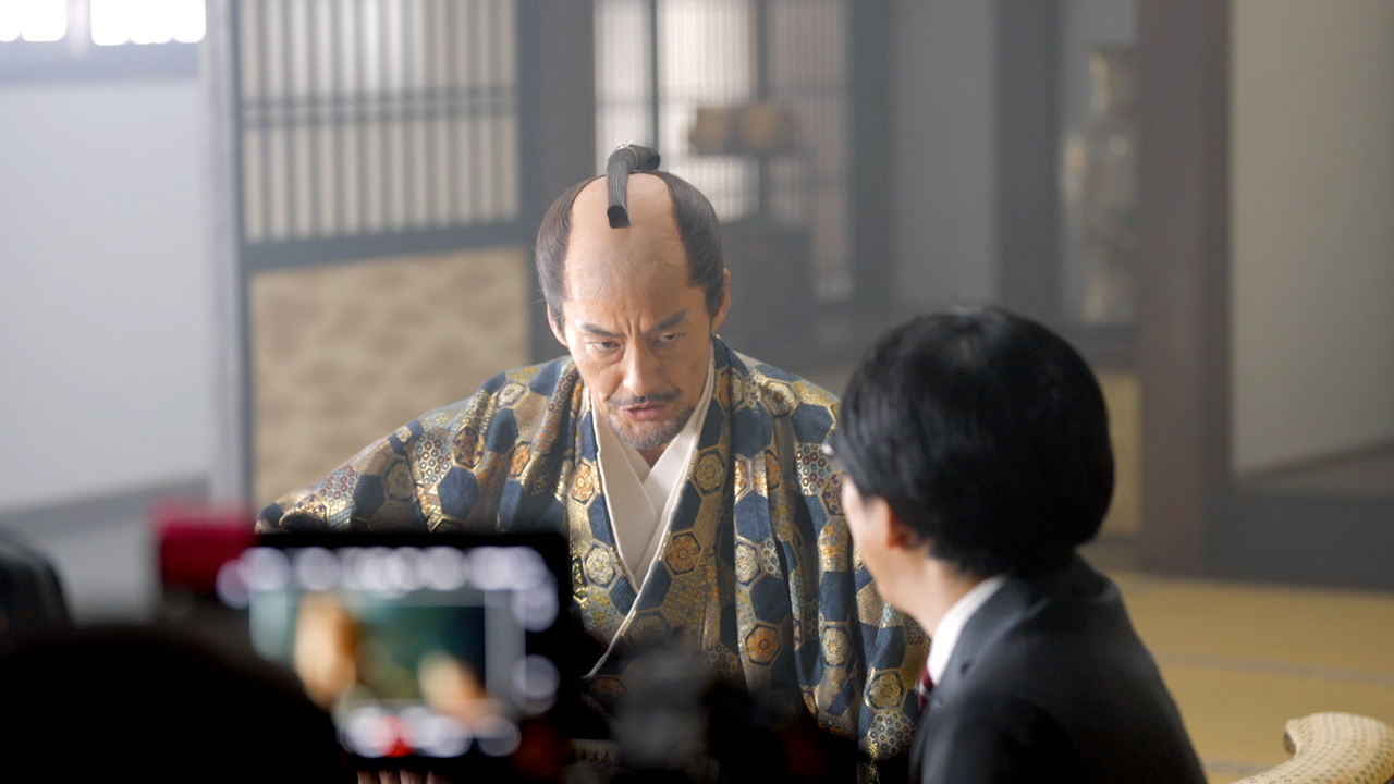 山口馬木也 初TVCMはパナソニック ホームズ『ビューノ』に!京都・松竹撮影所でスタッフらに感慨3