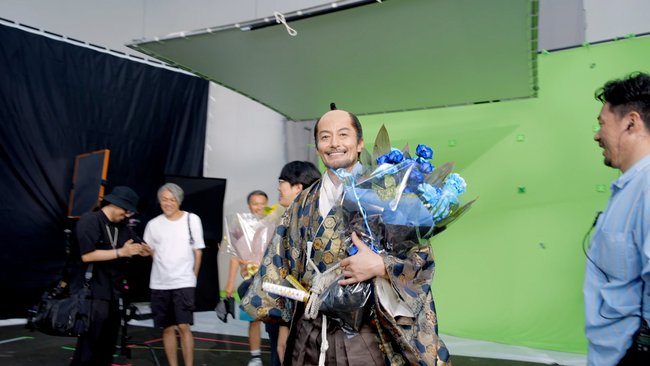 山口馬木也 初TVCMはパナソニック ホームズ『ビューノ』に!京都・松竹撮影所でスタッフらに感慨11