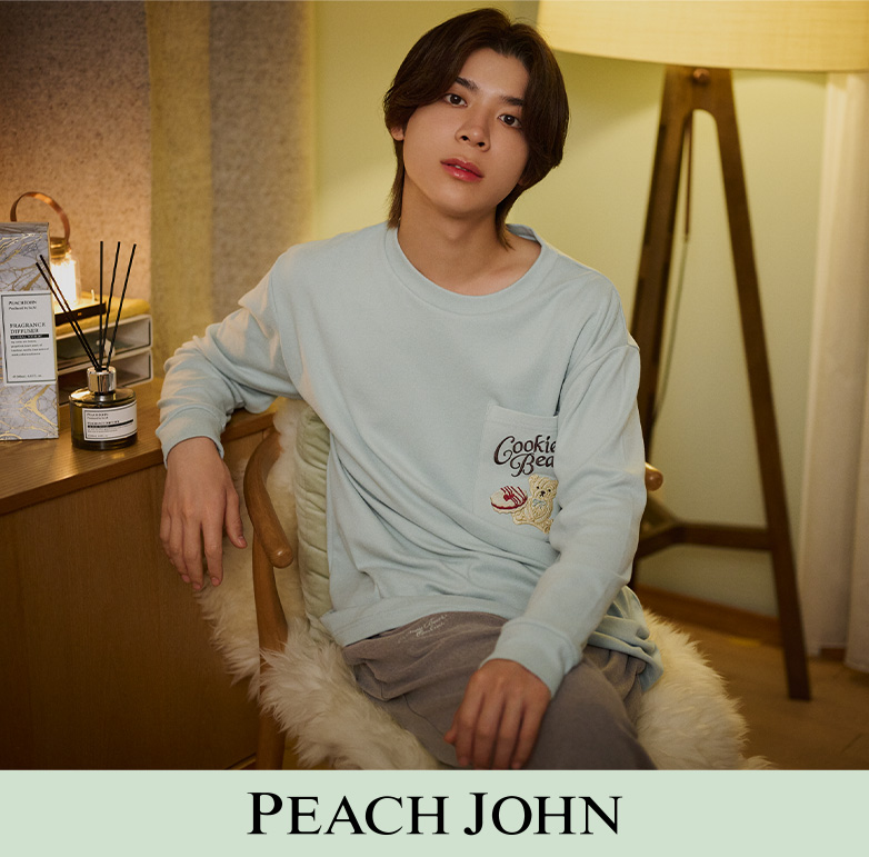 松島聡PEACH JOHN着用画像オリジナルポストカードをプレゼントキャンペーン!広告展開も1