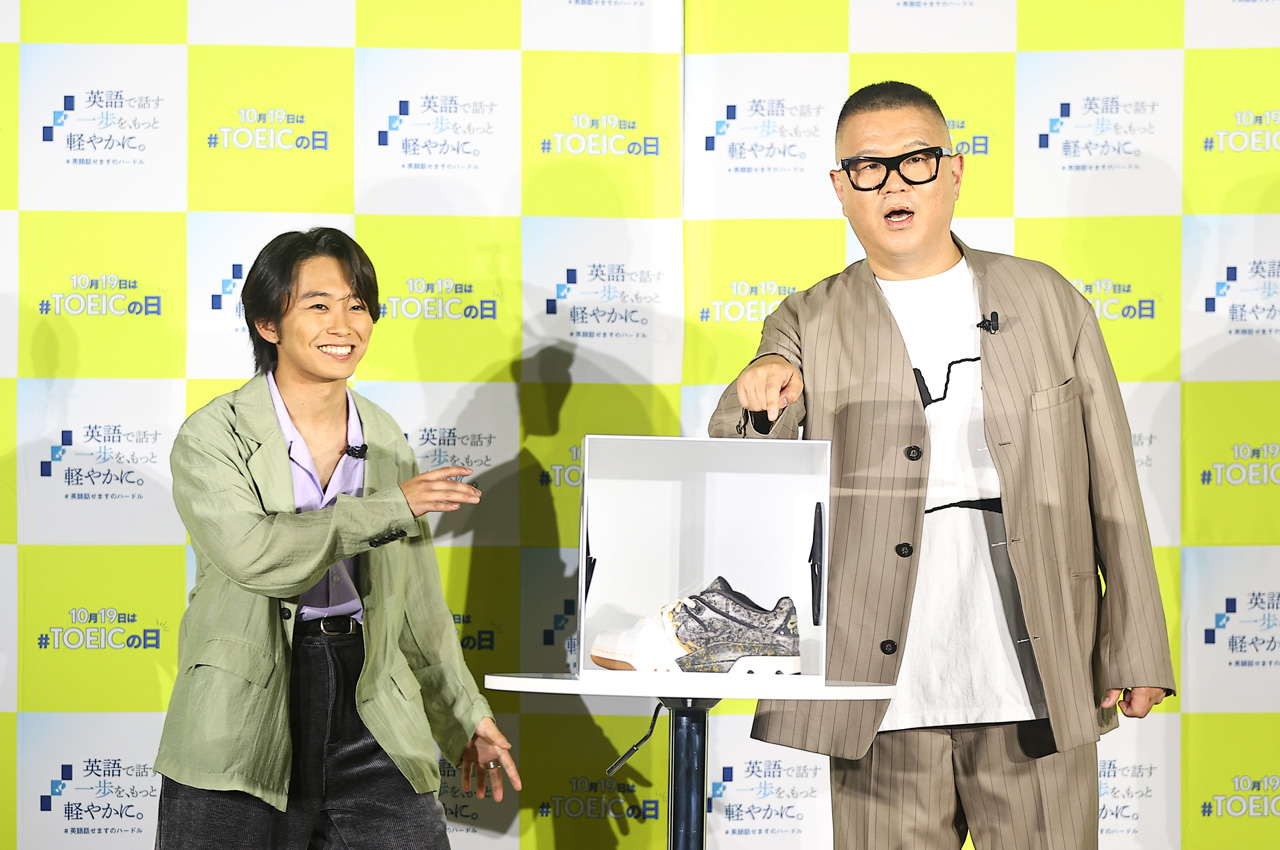 加藤清史郎 シソンヌ・長谷川忍 “TOEIC”開催のIIBC英会話プロジェクト会見登場!「良い試み」3