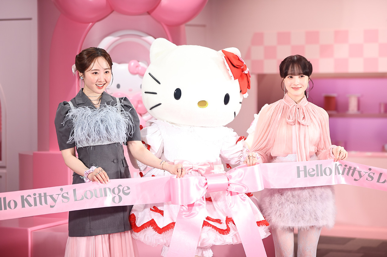 本田望結、本田紗来姉妹 表参道ヒルズ『Hello Kitty’s Lounge』来場!大事な話がメールの理由?3