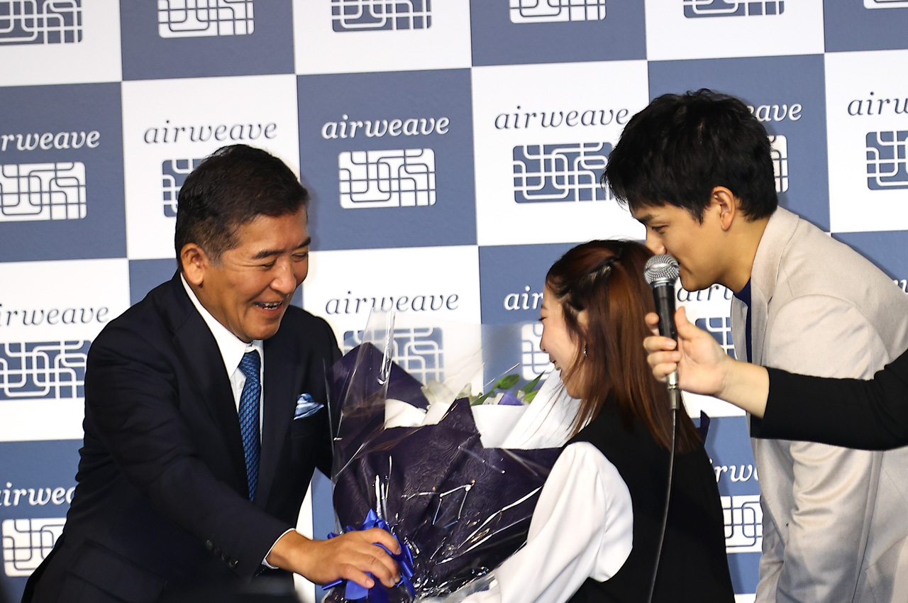 エアウィーヴ代表・高岡本州氏 りくりゅうペア婚約あらためて祝福!三浦璃来選手「頑張ってきてよかった」1